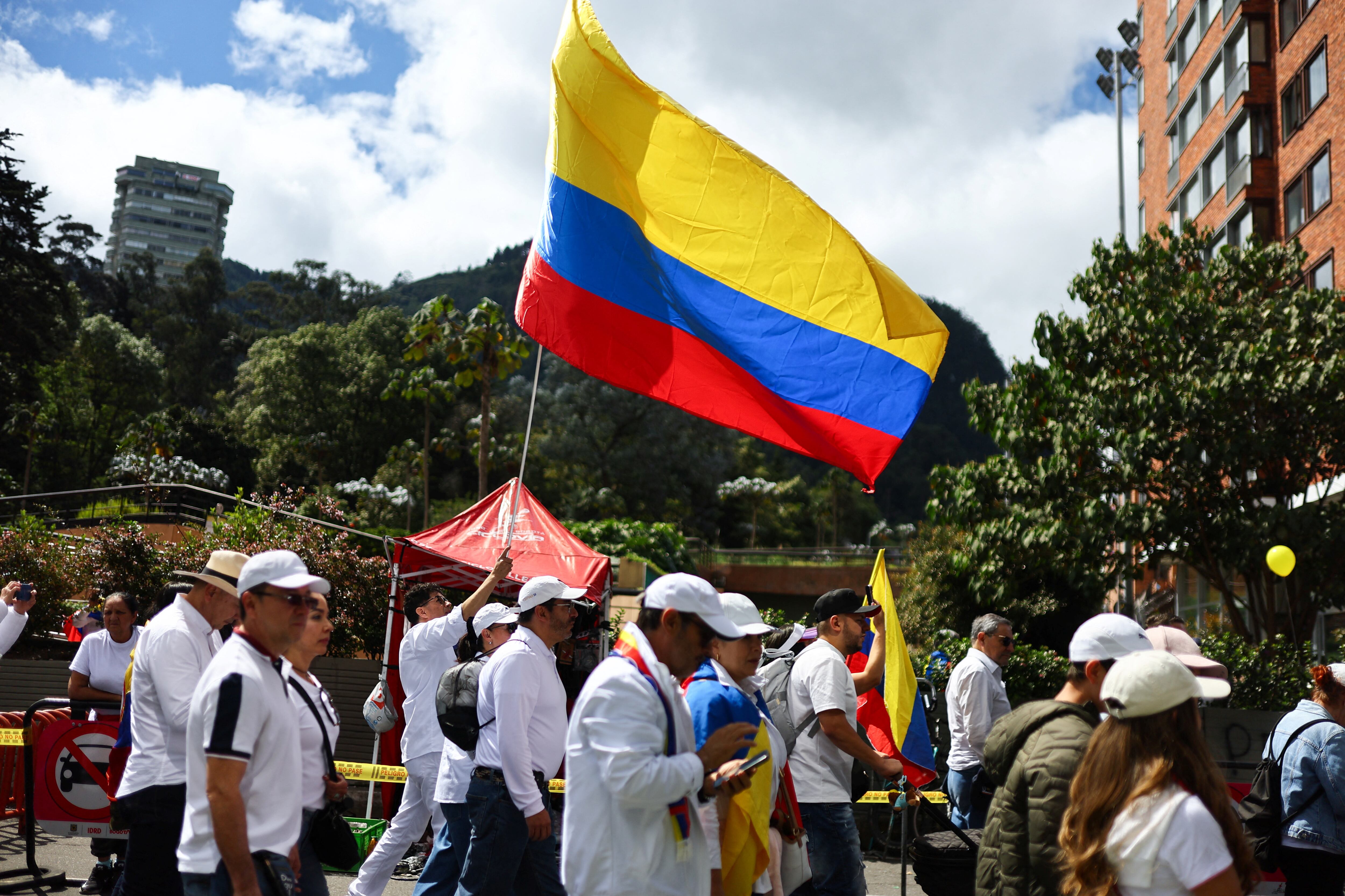 Más de 70.000 personas participaron de la Marcha del silencio en Bogotá - crédito REUTERS/Luisa González