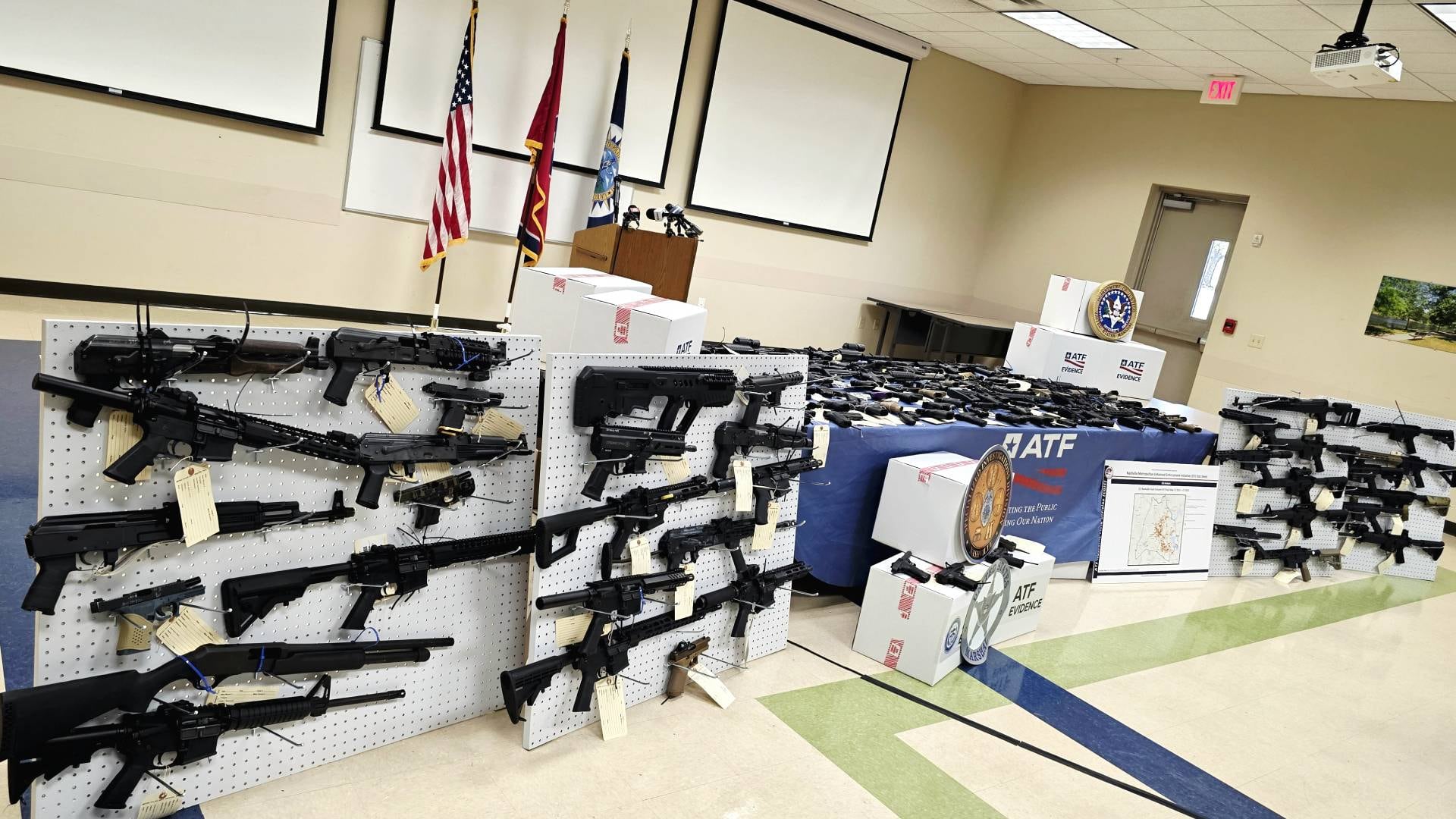 Estados Unidos suma 393 millones de armas de fuego, lo que representa 120 por cada 100 habitantes. (Departamento de Justicia de Estados Unidos)