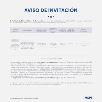 El proceso de selección exige