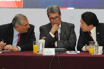 Plenaria de Morena en 2023.