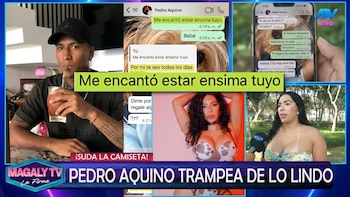 ‘La Chocolatita’ confirma visita de Pedro Aquino en la mañana con románticos chats: “La verdad que la pasamos rico”