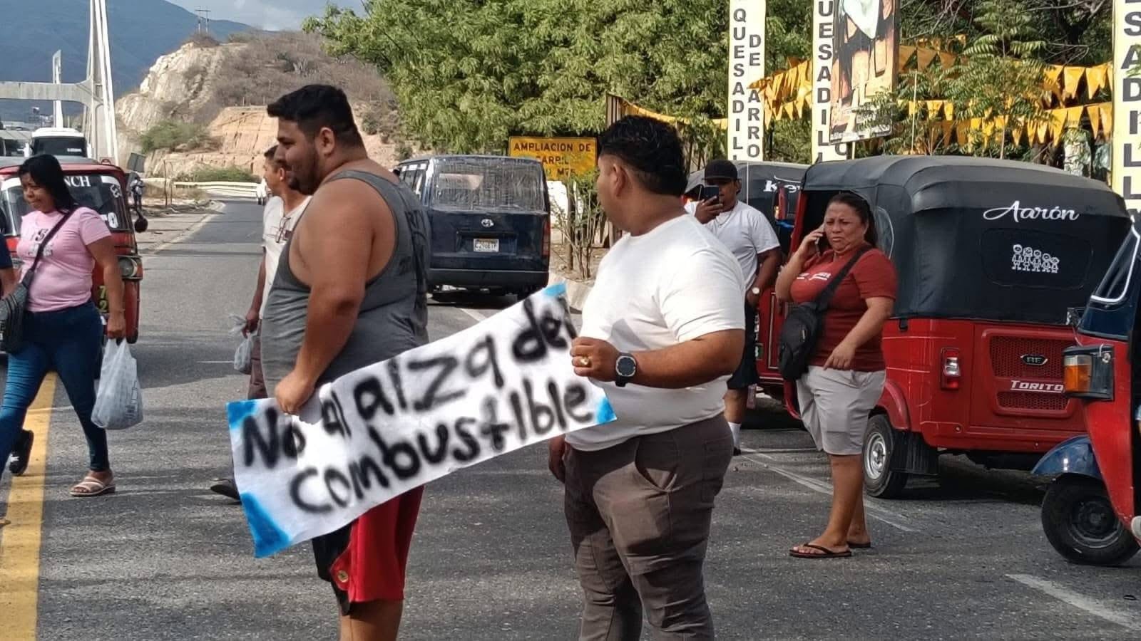 La manifestación busca exigir soluciones al incremento del costo de los combustibles. (Redes Sociales)
