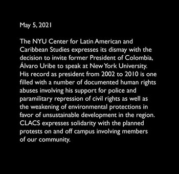 Comunicado del Centro de Estudios