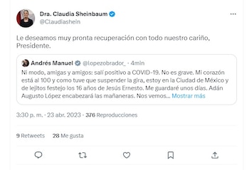 Claudia Sheinbaum mandó un mensaje