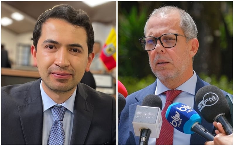 Rifirrafe en X entre Daniel Briceño y Alfredo Saade - crédito @danielbricen/X -@alfredosaadev/X