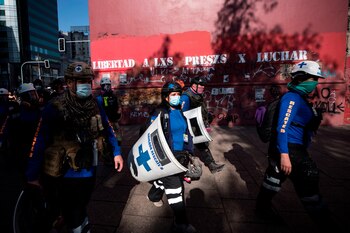 Un grupo de brigadistas de