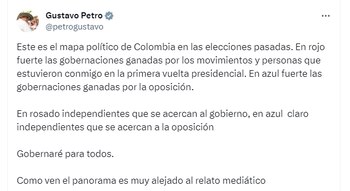 El presidente aseguró que gobernará