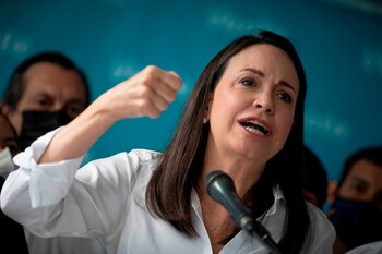 La opositora venezolana, María Corina