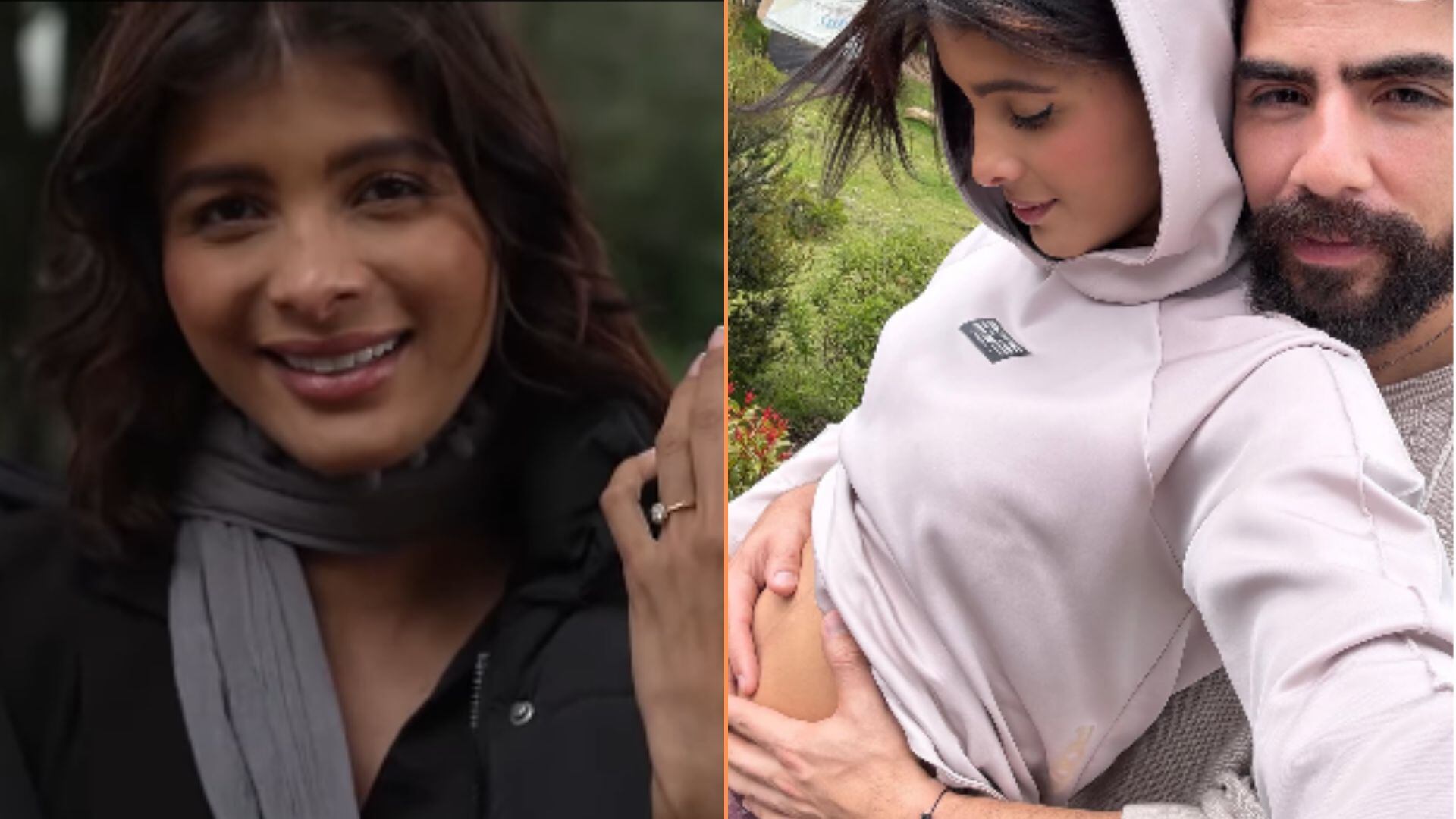 Tania Valencia anunció su embarazo y compromiso con Daniel tras ocho meses de relación - crédito @taniavalencia7/Instagram