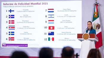 México ocupa el 12° lugar más feliz en el mundo, dice informe internacional: “Coincide con evaluación del INEGI”, destaca Sheinbaum