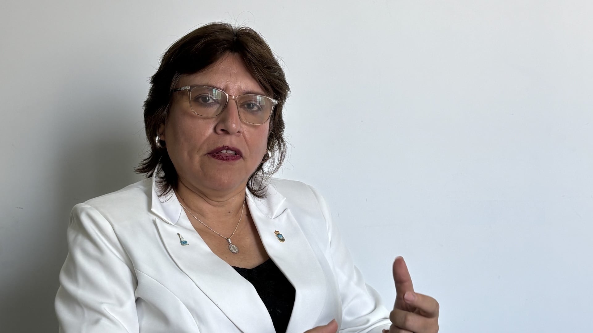 Delia Espinoza postula al Colegio de Abogados de Lima. Foto: Infobae