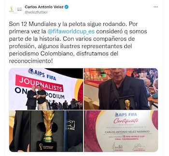 El experimentado periodista fue condecorado