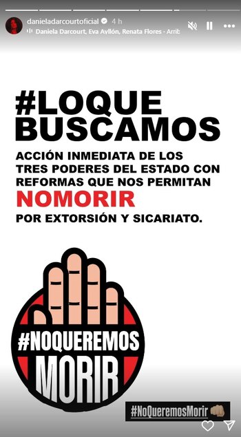 Daniela Darcourt pide disculpas y