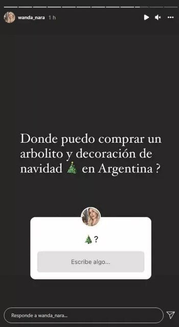 Con "disimulo", Wanda Nara le