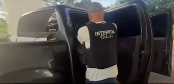 Interpol en San José detuvo a Garay Benítez y lo entregó a las autoridades de El Salvador./ (Teletica)