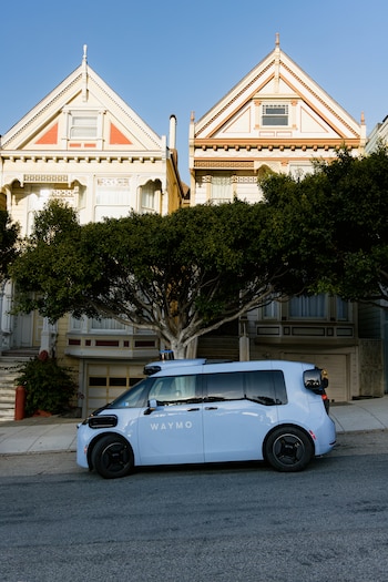 A Waymo vehicle in San Francisco on Aug. 6, 2026. Edge case incidents appear to be piling up as Waymo, the leading autonomous car service, rapidly expands. (Jason Henry/The New York Times)