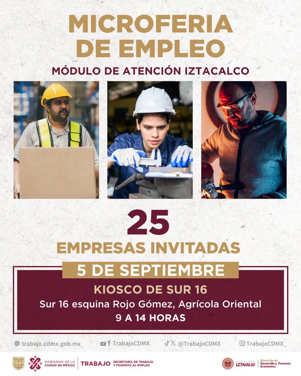 Foto: X: @TrabajoCDMX