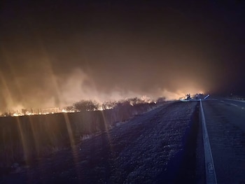 La guardia de cenizas continúa activa en la región (Facebook: Tilcara Bomberos Voluntarios)