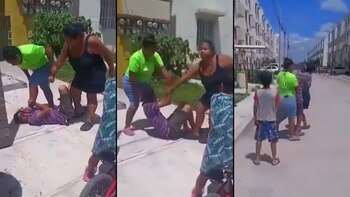 Vendedoras de comida agreden a