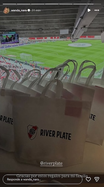 Detalles millonarios: regalos de River en plena jornada de Superclásico para Wanda Nara