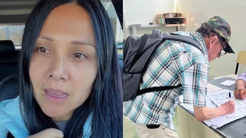 Tula Rodríguez se conmueve al ver a su padre votar a los 84 años en las Elecciones 2026