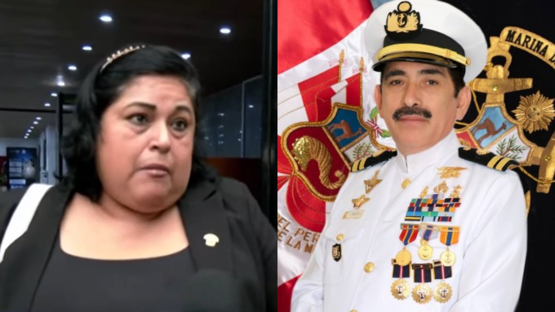 La congresista Karina Santana y su asesor Luis Alberto Wurtelle figuran en medio de cuestionamientos por presuntas falsedades en la hoja de vida del funcionario en Perú. (Panorama)