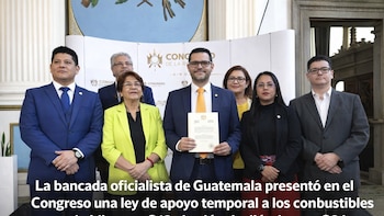Congreso de Guatemala recibe la ley para subsidiar diésel y gasolina hasta 2026