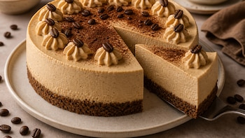 Cheesecake de crema de café: la receta cremosa y aromática ideal para los amantes del postre