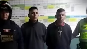 Dos integrantes de la presunta