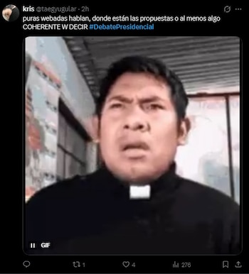 Debate presidencial EN VIVO: lo más viral en redes tras los momentos más polémicos. Captura: X.