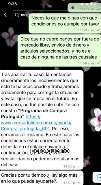 Estafa por Mercado Libre