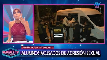 Magaly Medina reflexiona sobre presunta agresión en Liceo Naval y cuestiona la formación de adolescentes. Captura: Magaly TV La Firme.