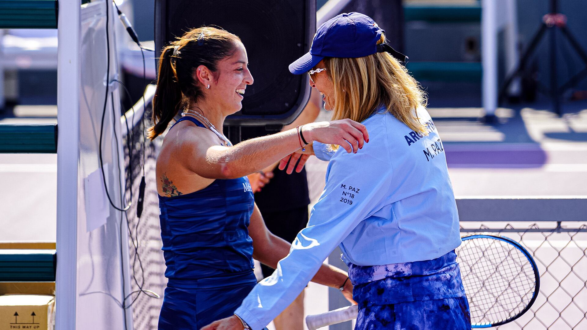 Jazmín Ortenzi formó parte de la Selección Argentina de Tenis YPF que clasificó a los Playoffs 2025 de la Billie Jean King Cup
