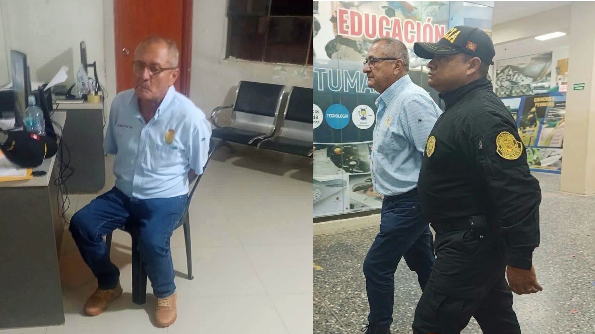 Detienen a Segismundo Cruces, suspendido gobernador de Tumbes, tras intentar ingresar por la fuerza a la sede del Gobierno Regional