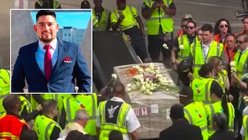 Llegó a Dallas el cuerpo de Eric Gutiérrez, el tripulante de cabina de American Airlines asesinado en Medellín: recaudaron en tiempo récord el dinero para su repatriación