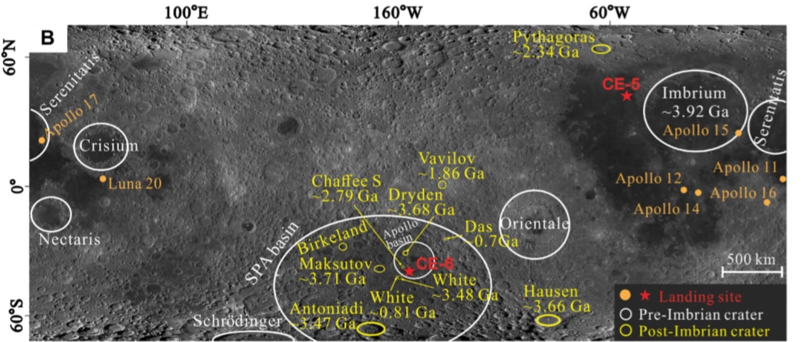 Nuevas muestras de la cara oculta de la Luna desafían la teoría del bombardeo repentino de asteroides en los inicios del Sistema Solar (DOI: 10.1126/sciadv.aee8718)