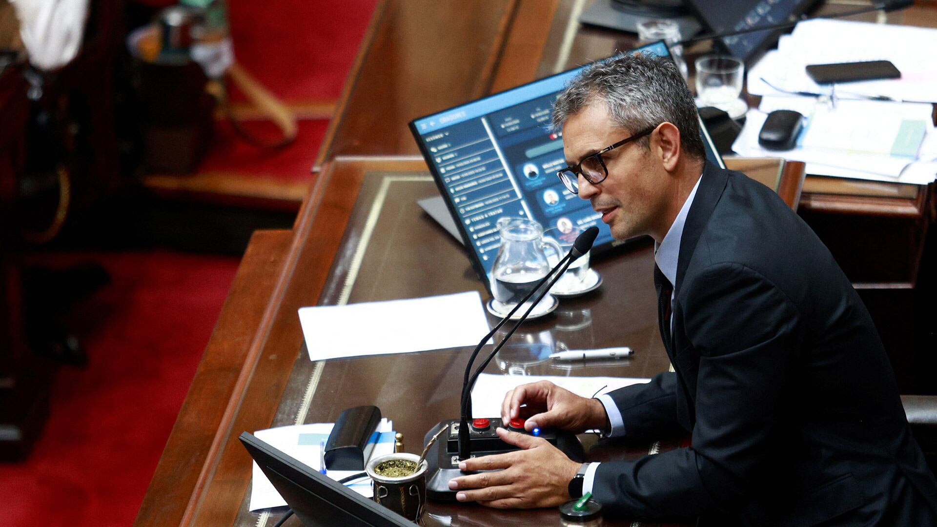 Martín Menem no enviaría de inmediato los proyectos para insistir con el financiamiento universitario y la emergencia en discapacidad (REUTERS/Matias Baglietto)