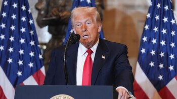 Trump fue al Congreso para