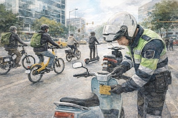 El Ministerio de Transporte de Colombia implementó una nueva regulación para la micromovilidad y redefinió la circulación de patinetas, bicicletas eléctricas, monociclos y triciclos en el país - crédito Imagen Ilustrativa Infobae