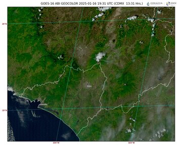 Imagen 2: GOES 16 ABI GEOCOLOR, 13:31 h (hora local).