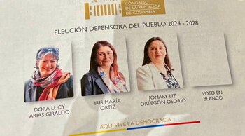 En el tarjetón se habilito