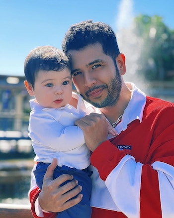 Milciades Cantillo y su hijo