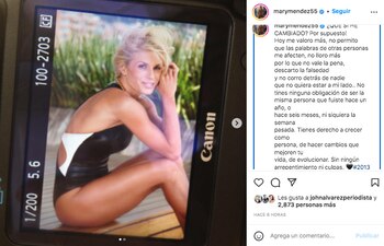 El sentido mensaje que compartió