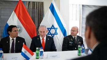 Benjamin Netanyahu, en el encuentro