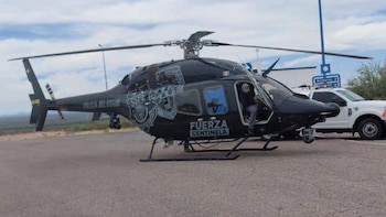 Atacan con armas de fuego un helicóptero de la Policía Estatal de Chihuahua: se reporta un elemento herido