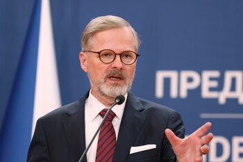 El primer ministro checo, Petr