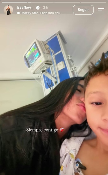 Isabella Vargas afirmó en sus redes sociales que su hermano Valentino registra una mejoría en su estado de salud - crédito issaflow_ / Instagram