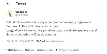 Tuit de Vladdo.