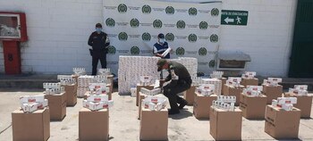 Con el contrabando de cigarrillos