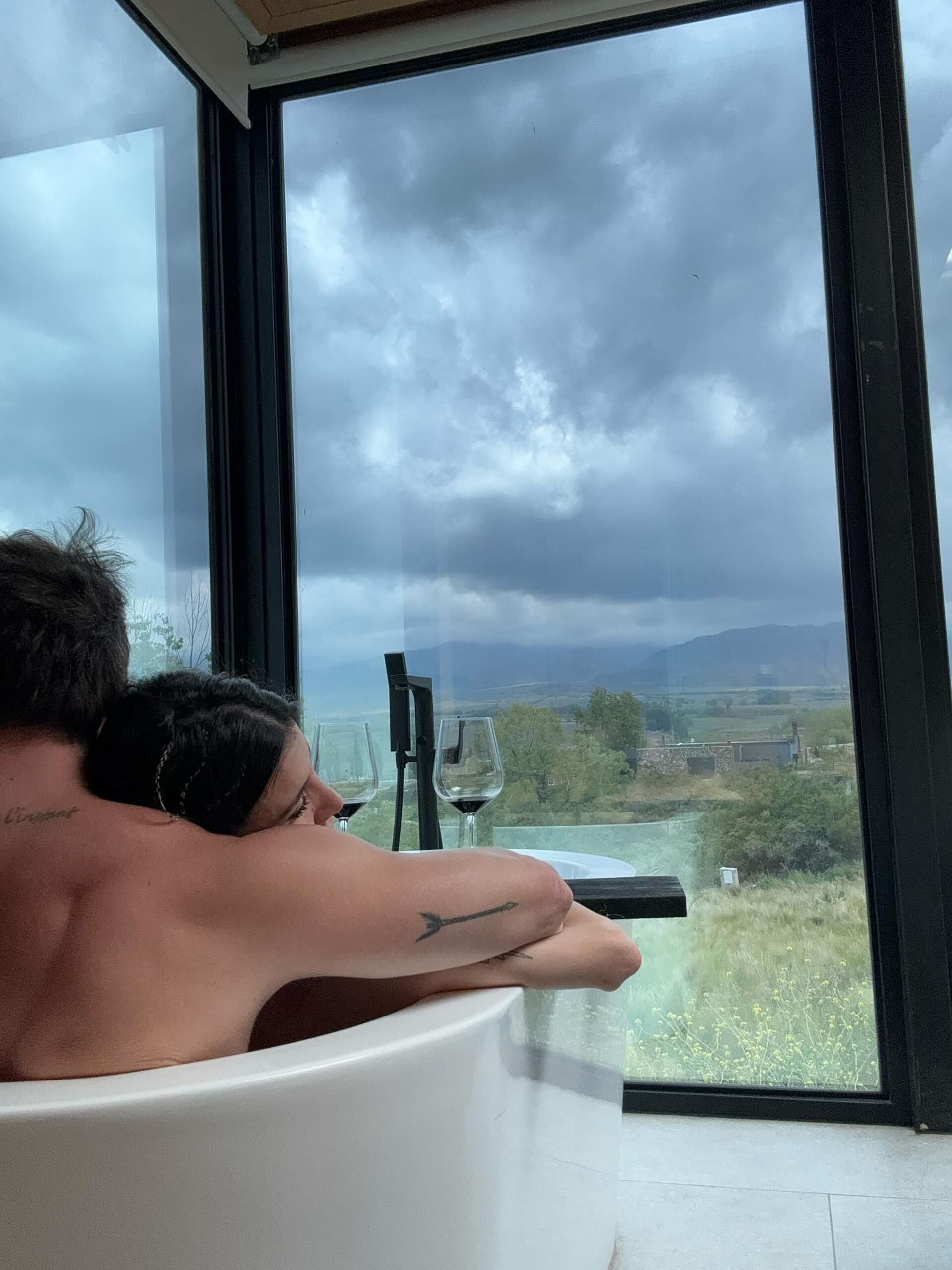 Andrea Rincón compartió fotos en Valle de Uco, el destino elegido por celebridades para desconectarse y relajarse (Instagram: @andrearincon_top)